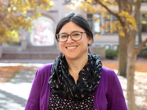 Olivia Navarro-Farr, professor of archaeology, sociology, and anthropology at The College of Wooster