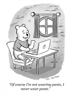 Cartoon of Winnie the Pooh by Will Santino '11