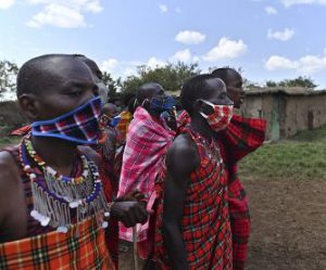 Communities in African nations wear masks to prevent the spread of COVID-19.