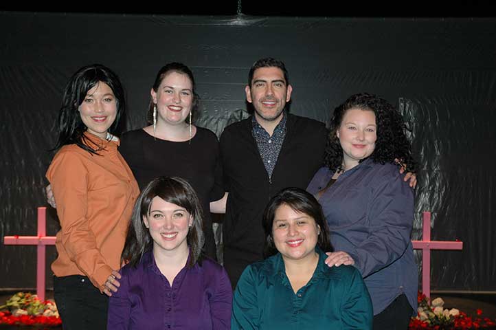 Members of Teatro Travieso/Troublemaker Theatre on a previous tour of the play