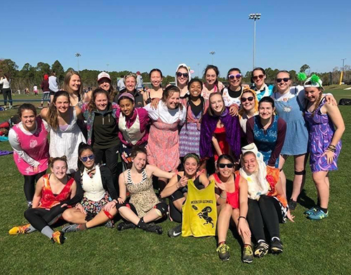 Women's Ultimate Frisbee Team