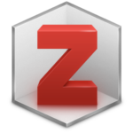 A red Z in a hexagon, the Zotero logo