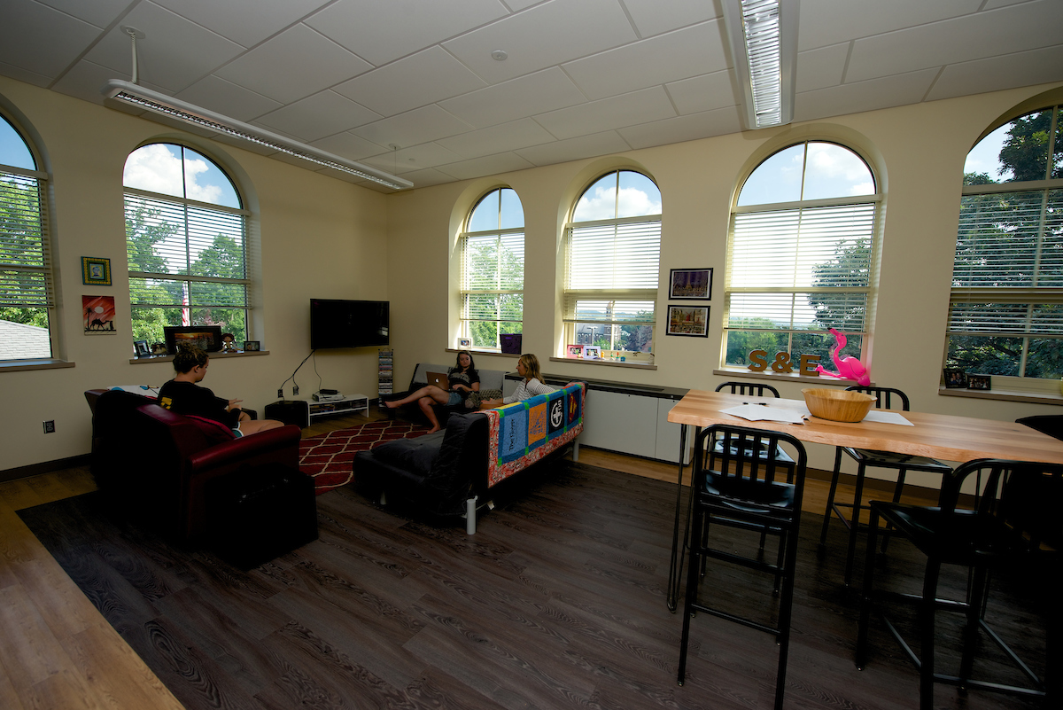 Common Lounge in Gault Schoolhouse