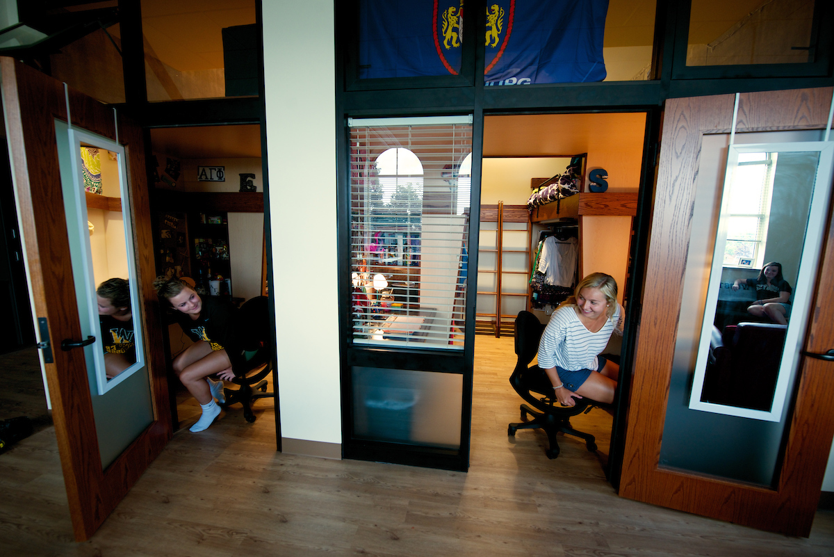 Students living in Gault Schoolhouse
