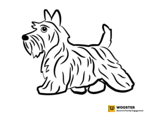 Wooster Scottie Dog Coloring Page