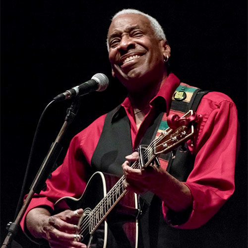 Reggie Harris, an acclaimed musician, storyteller, and expert on civil rights music