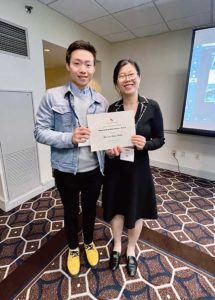 Assistant professor of communication studies Zhenyu Tian receives award from National Communication Association. 