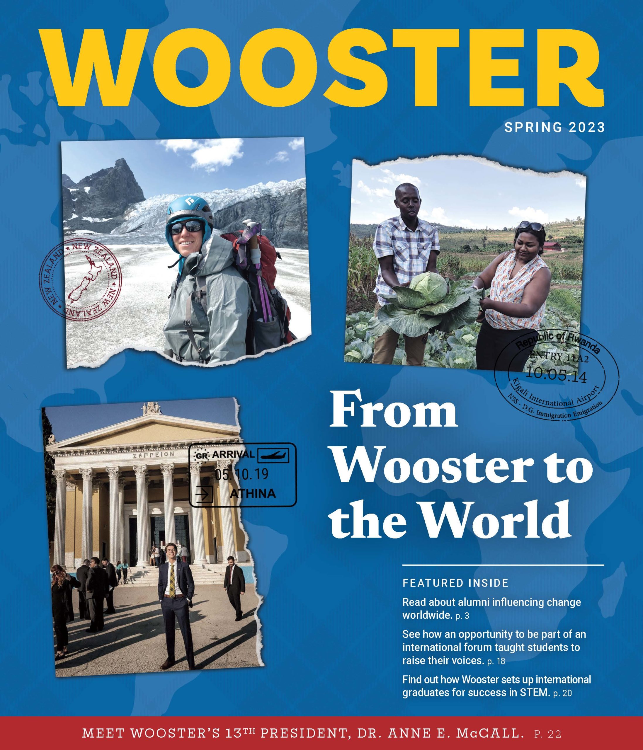 spring 2023 issue of Wooster magazine cover
