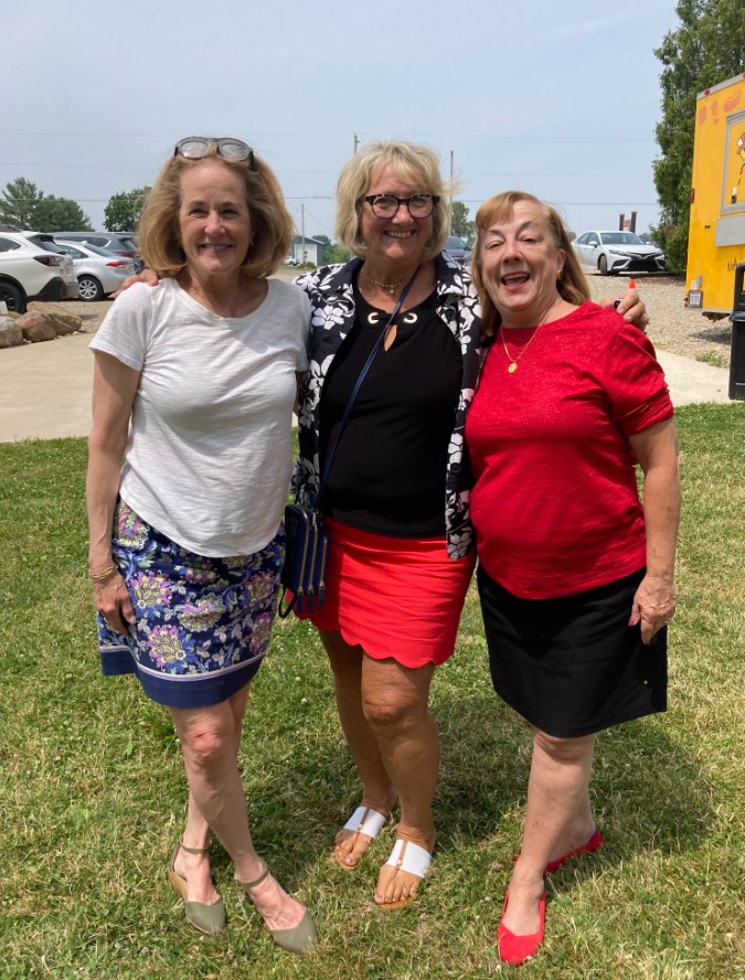 Joan Blanchard, Sue Rohr, and Nancy Toll Huffman at the 45th Reunion ...