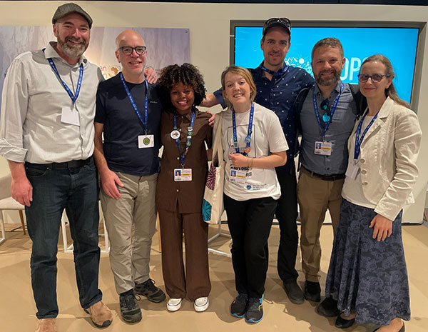 Webb attended the conference with fellow members of the Christian Climate Observers Program he founded in 2020.