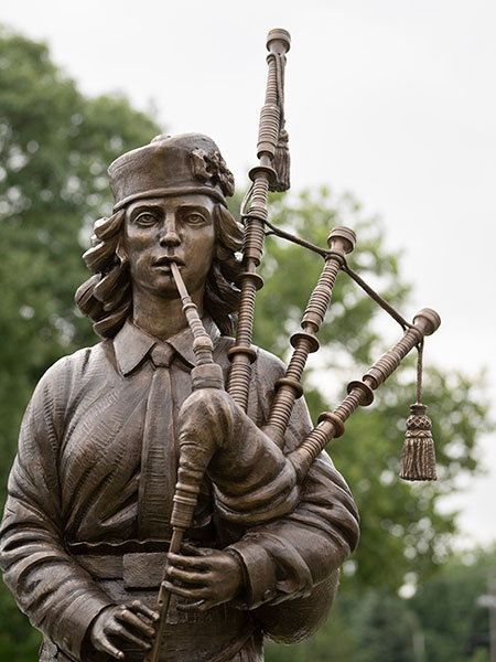 The Piper sculpture