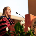 Sarah Sobeck, dean for faculty development, Convocation 2024