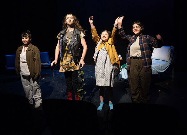 Students perform in the New Works Festival in spring 2023.