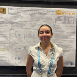 Sofia Fazazi's poster presentation, which earned her the travel award, was titled "Yoga Intervention Improves ADHA and Cognitive Measures in Emerging Adults with ADHD." Fazazi, Amy Jo Stavnezer and Sharon Lynn are co-authors.