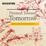 Square cover image Annual Report Edition 2023-24 of Wooster magazine