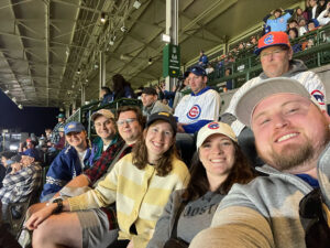 Alumni reconnected, celebrated Wooster, and took in the game together from the stands.