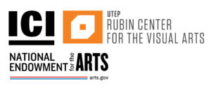 Logos for the UTEP Rubin Center for the Visual Arts and the National Endowment for the Arts.