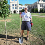 Wooster partnered with Paul Abbey ’73, founder of Rooted in Trees to plant 21 new black gum trees on campus.