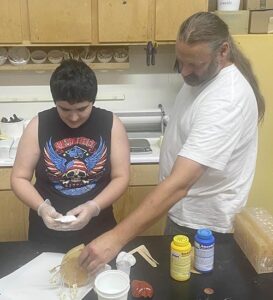 Mike Jackson acted as a mentor for Sanchez during the summer. Photo provided by subject.