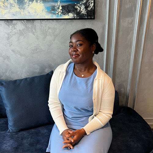 Gabriele Sam ’27  worked with Goldkey Properties and Community Action Wayne/Medina with an APEX Micro Fellowship.