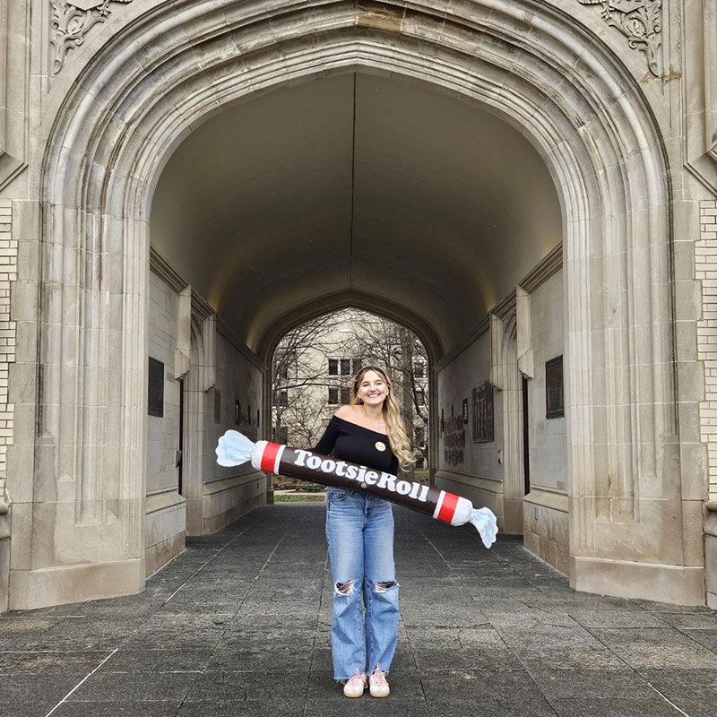 Bella Coenen celebrates turning in her I.S.